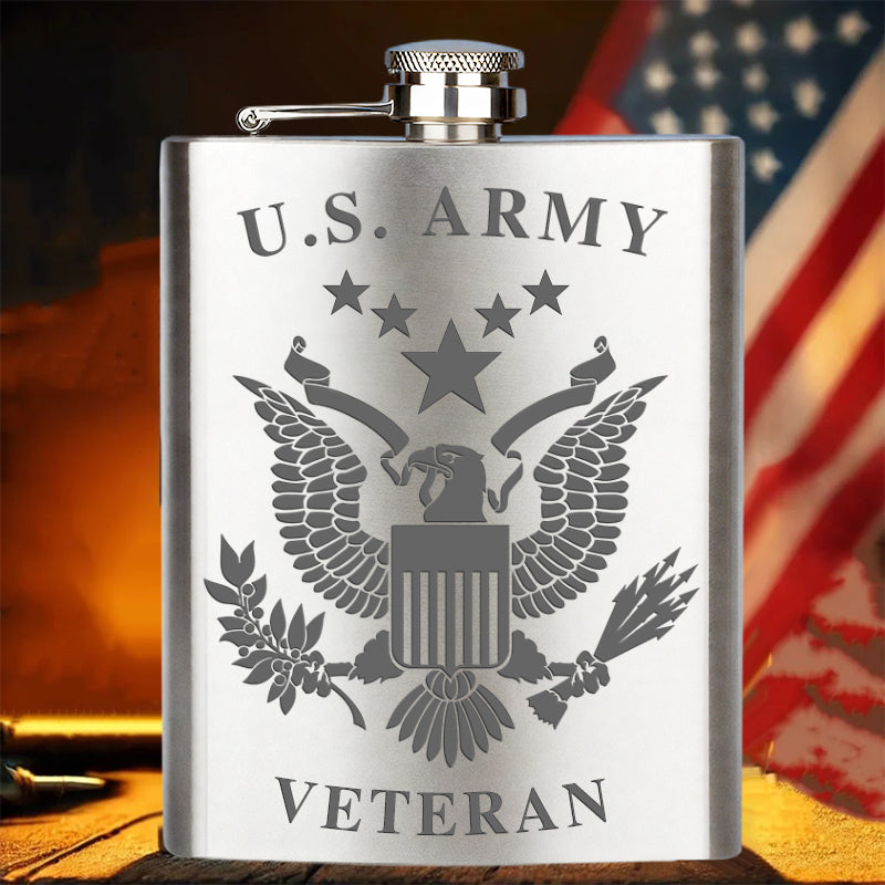 🔥49% OFF🎖️Stainless Steel Military Veteran Flasks