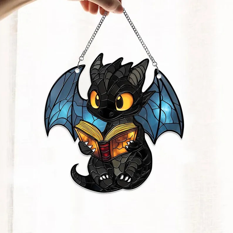 🎄2024 Christmas Gift 50% Off--Acrylic Colorful Dragon Suncatcher Ornament