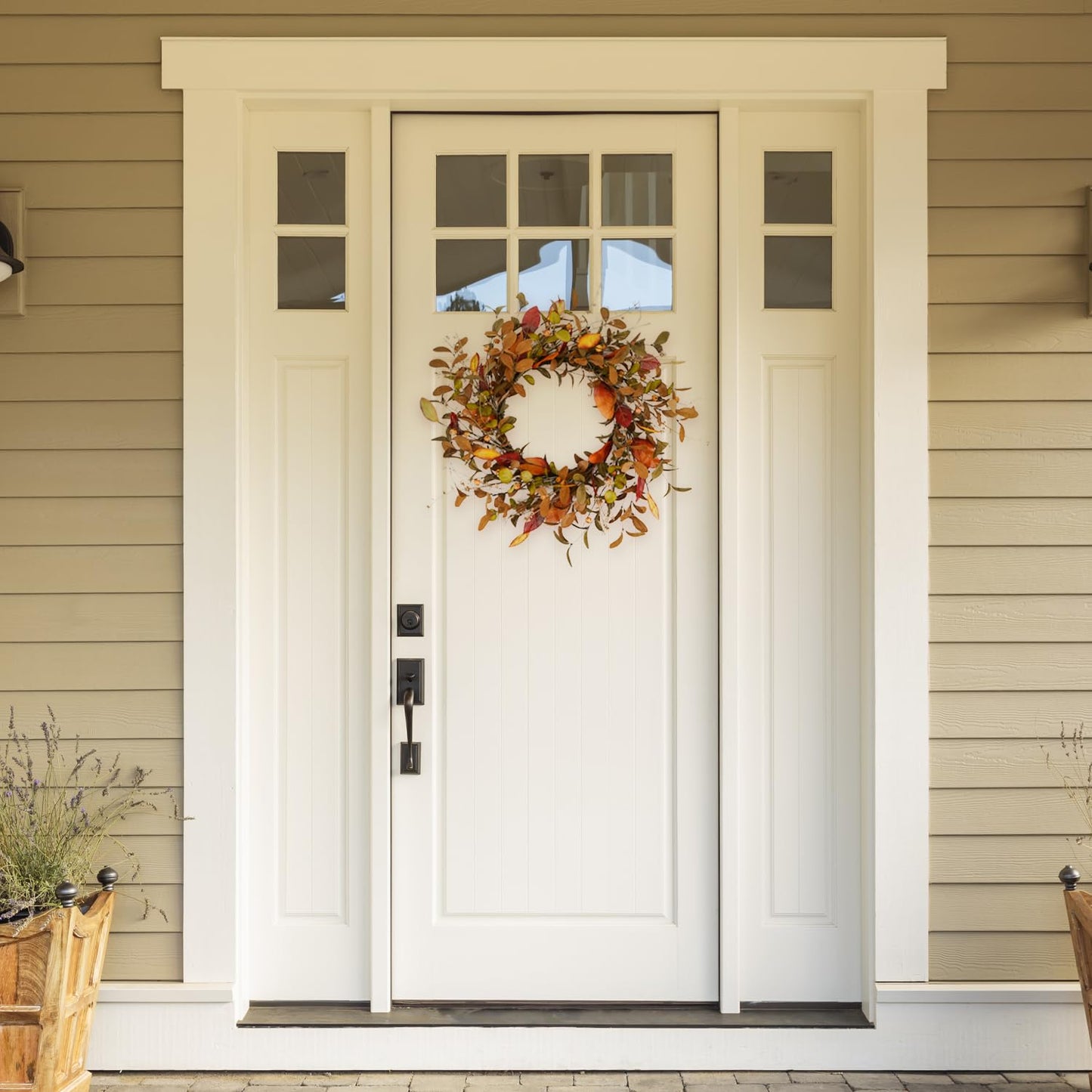 Fall wreath for the front door